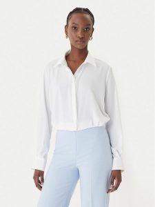 Rinascimento Koszula CFC0127372003 Biały Regular Fit. Białe koszule Rinascimento, xl, bez wzorów, z syntetyku, bez kołnierzyka, bez ramiączek. Za 299,99 zł.