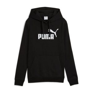 Bluza damska PUMA ESS No. 1 Logo Hoodie. Czarne bluzy Puma, xs, bez wzorów, bez kaptura. Za 214,95 zł.