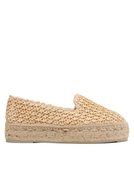 Manebi Espadryle Double Sole Espadrilles V 2.7 D0 Beżowy. Brązowe espadryle Manebi, bez wzorów, z syntetyku, bez obcasa. Za 819,99 zł.
