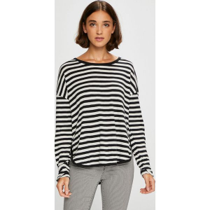 Roxy - Bluzka. Szare bluzki marki Roxy, z bawełny, z okrągłym kołnierzem. W wyprzedaży za 119,90 zł.