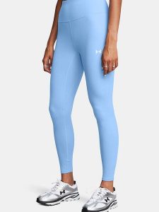 Under Armour Legginsy sportowe "Motion" w kolorze błękitnym rozmiar: XXL. Niebieskie legginsy Under Armour, xxl, bez wzorów, z materiału, outdoorowe. Za 118,28 zł.