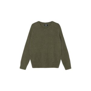 Sweter damski Le Temps des cerises Daisy. Zielone swetry klasyczne Le Temps Des Cerises, na zimę, bez kołnierzyka. W wyprzedaży za 207,00 zł.