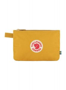 Saszetka Fjallraven Kanken Gear Pocket - ochre. Żółte nerki i saszetki Fjällräven, bez wzorów, z tkaniny. Za 79,99 zł.