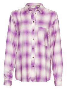 Camel Active Koszula w kolorze kremowo-fioletowym rozmiar: XXL. Brązowe koszule Camel Active, xxl, bez wzorów, z wiskozy, bez kołnierzyka, bez ramiączek. Za 173,99 zł.