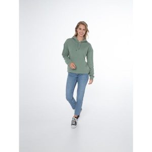 Bluza damska Protest NXGANHA hoody. Zielone bluzy Protest, bez wzorów, bez kaptura. W wyprzedaży za 162,00 zł.