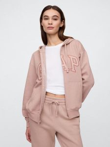 GAP Bluza w kolorze szaroróżowym rozmiar: S. Różowe bluzy GAP, s, bez wzorów, bez kaptura. Za 197,63 zł.