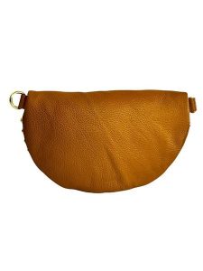 Florence Bags Skórzana saszetka "Starly" w kolorze jasnobrązowym - 25 x 16 x 8 cm rozmiar: onesize. Brązowe nerki i saszetki Florence Bags, bez wzorów, z materiału. Za 113,99 zł.