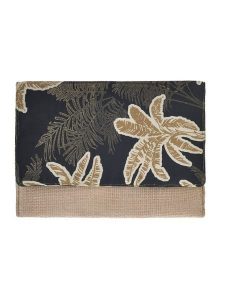 BLE Kopertówka w kolorze beżowo-czarnym - 26 x 19 x 2 cm rozmiar: onesize. Brązowe torebki wieczorowe BLE, bez wzorów, z materiału, bez dodatków. Za 42,95 zł.