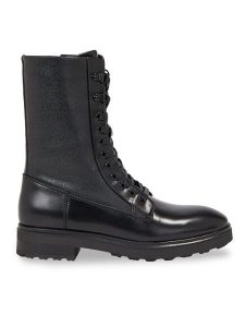 Calvin Klein Trapery Cleat Combat Boot - Epi Mono Mix HW0HW01713 Czarny. Czarne buty zimowe Calvin Klein, ze skóry, bez obcasa, bez zapięcia. Za 929,99 zł.