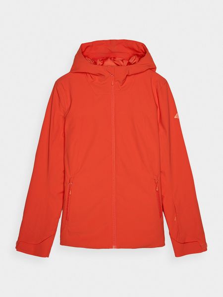 4F Kurtka narciarska membrana 5000 damska - czerwona XXL. Czerwone kurtki 4f, na zimę, m, bez wzorów, z poliesteru, z kapturem. Za 349,99 zł.