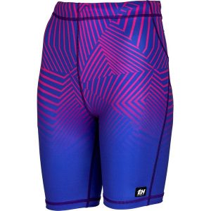 Legginsy krótkie do biegania damskie EXTREME HOBBY 1/3 CALEIDOSCOPE. Fioletowe legginsy EXTREME HOBBY, bez wzorów, z dzianiny, krótkie. Za 169,00 zł.