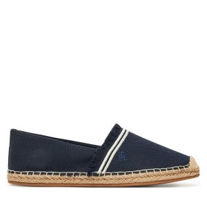 Espadryle Tommy Hilfiger. Niebieskie espadryle TOMMY HILFIGER, bez wzorów, bez obcasa. Za 169,99 zł.