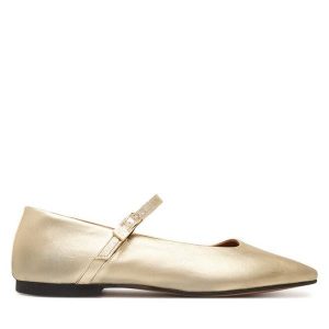 Baleriny Tommy Hilfiger. Żółte balerinki TOMMY HILFIGER, bez wzorów, bez obcasa, bez zapięcia. Za 398,99 zł.