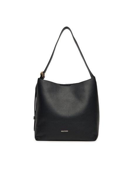 Gino Rossi Torebka C-THANA-KQ031 Czarny. Czarne torebki klasyczne Gino Rossi, bez wzorów, z materiału, bez dodatków. Za 299,99 zł.