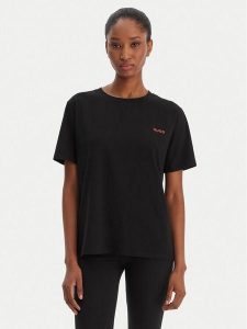 HUGO T-Shirt 50555634 Czarny Relaxed Fit. Czarne t-shirty Hugo, xl, bez wzorów, z bawełny, bez kołnierzyka, bez ramiączek. Za 159,99 zł.