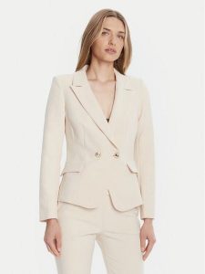 Rinascimento Marynarka CFC0126221003 Beżowy Slim Fit. Brązowe marynarki i żakiety Rinascimento, s, bez wzorów, z syntetyku. Za 539,99 zł.