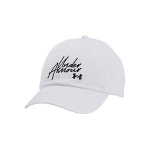 Czapka Z Daszkiem Dla Kobiet. Białe czapki Under Armour, bez wzorów. Za 115,99 zł.