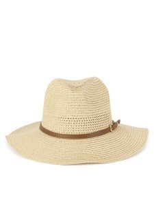 Jenny Fairy Kapelusz 4W3-005-SS24 Beżowy. Brązowe kapelusze Jenny Fairy, bez wzorów, z poliesteru. Za 59,99 zł.