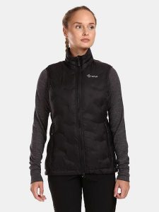 Kilpi Kamizelka pikowana "Nai" w kolorze czarnym rozmiar: 42. Czarne kamizelki Kilpi, bez wzorów, bez kołnierzyka, bez ramiączek, bez kaptura. Za 217,99 zł.