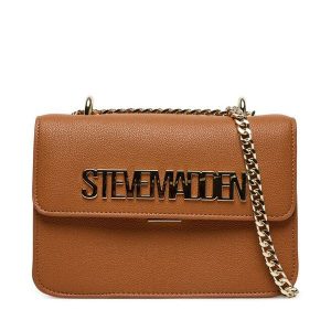Torebka Steve Madden. Brązowe torebki wieczorowe Steve Madden, bez wzorów, bez dodatków. Za 379,99 zł.