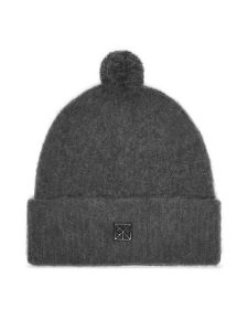 Calvin Klein Czapka Emblem Brushed LV04D8067G Szary. Szare czapki Calvin Klein, bez wzorów, z nylonu. Za 149,99 zł.