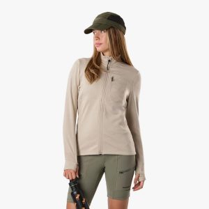 Bluza polarowa Wędrówki damska Swedemount Trondheim Midlayer Full Zip. Brązowe bluzy SWEDEMOUNT, bez wzorów, z polaru, bez kaptura. W wyprzedaży za 179,99 zł.