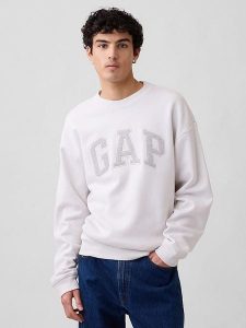 GAP Bluza w kolorze kremowym rozmiar: XS. Brązowe bluzy GAP, xs, bez wzorów, bez kaptura. Za 74,81 zł.
