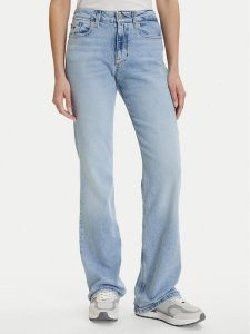 Tommy Jeans Jeansy DW0DW22652 Niebieski Straight Leg. Niebieskie jeansy Tommy Jeans, bez wzorów, z bawełny. Za 409,99 zł.