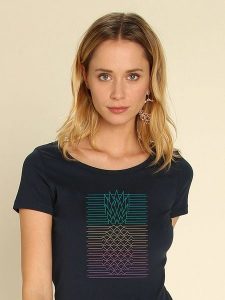 WOOOP Koszulka "Hala Kahiki" w kolorze granatowym rozmiar: S. Niebieskie bluzki Wooop, s, bez wzorów, bez kołnierzyka, bez ramiączek. Za 56,99 zł.