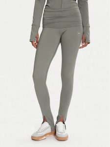 Adidas by Stella McCartney Legginsy True Strength JW4538 Zielony Slim Fit. Zielone legginsy adidas by Stella McCartney, bez wzorów, z syntetyku. Za 379,99 zł.