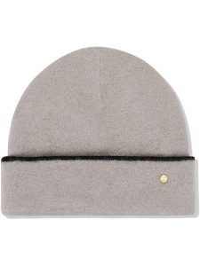 Hey Marly Wełniana czapka beanie "Classic" w kolorze szaro-czarnym rozmiar: onesize. Czarne czapki Hey Marly, bez wzorów, z materiału. Za 148,61 zł.