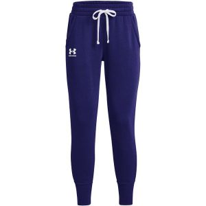 Spodnie fitness damskie Under Armour Rival Fleece Joggers. Niebieskie spodnie dresowe Under Armour, m, bez wzorów. Za 191,88 zł.