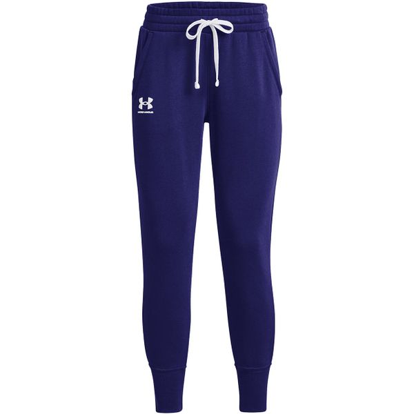 Spodnie fitness damskie Under Armour Rival Fleece Joggers. Niebieskie spodnie dresowe Under Armour, m, bez wzorów. Za 191,88 zł.