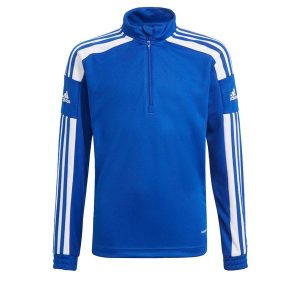 Bluza adidas Squadra 21 Jr. Białe bluzy ADIDAS, bez wzorów, bez kaptura. Za 101,00 zł.