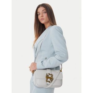 Torebka Just Cavalli. Szare torebki klasyczne Just Cavalli, bez wzorów, bez dodatków. Za 673,99 zł.