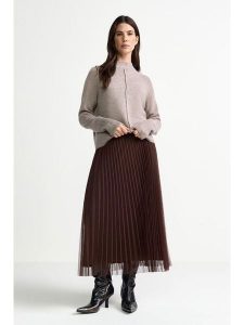 Rich & Royal Spódnica w kolorze brązowym rozmiar: 36. Brązowe spódnice Rich & Royal, na co dzień, bez wzorów, maxi. Za 229,95 zł.