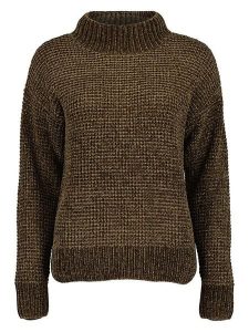 Blue Seven Sweter w kolorze brązowym rozmiar: 42. Brązowe swetry oversize Blue Seven, bez wzorów, bez ramiączek. Za 79,03 zł.
