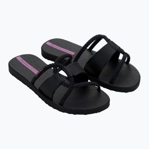 Klapki damskie Ipanema Diversa Slide. Czerwone klapki Ipanema, bez wzorów, bez obcasa. Za 79,99 zł.