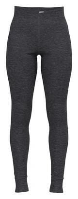Legginsy termoaktywne damskie Odlo ACTIVE WARM ECO. Szare legginsy ODLO, bez wzorów, ze skóry, z podwyższonym stanem. Za 249,99 zł.
