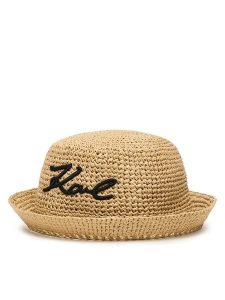 KARL LAGERFELD Kapelusz B2W46080 Beżowy jasny. Brązowe kapelusze KARL LAGERFELD, bez wzorów. Za 429,99 zł.