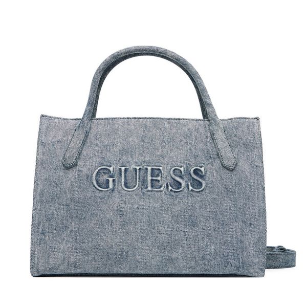 Torebka Guess. Czarne shopper bag Guess, z aplikacjami, bez dodatków. Za 638,99 zł.
