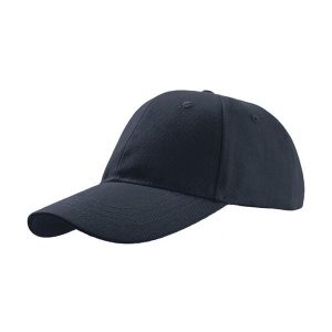 6panelowa Czapka Liberty Six Brushed Cotton. Niebieskie czapki ATLANTIS, bez wzorów, z bawełny. Za 34,99 zł.