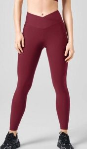 Legginsy Casall Overlap High Waist Tights. Czerwone legginsy Casall, bez wzorów, z podwyższonym stanem. Za 325,60 zł.