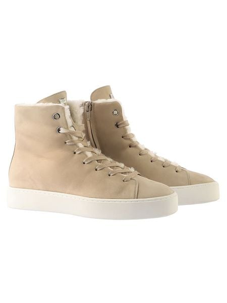 Högl Skórzane sneakersy "Teddy" w kolorze beżowym rozmiar: 36. Brązowe trampki HÖGL, bez wzorów, z wełny, za kostkę, bez zapięcia. Za 338,21 zł.