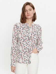 Tommy Hilfiger Koszula WW0WW42448 Écru Regular Fit. Koszule TOMMY HILFIGER, bez wzorów, z wiskozy, bez kołnierzyka, bez ramiączek. Za 419,99 zł.