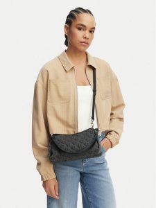Calvin Klein Jeans Torebka Ck Shoulder Bag IU0IU00737 Czarny. Czarne torebki klasyczne Calvin Klein Jeans, bez wzorów, z jeansu, bez dodatków. Za 269,99 zł.