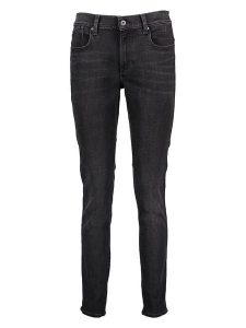 G-Star Dżinsy "Lhana" - Skinny fit - w kolorze antracytowym rozmiar: W32/L32. Czarne jeansy G-Star, z aplikacjami. Za 232,23 zł.