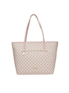 Nine West Torebka JH6389-NW Różowy. Czerwone shopper bag Nine West, bez wzorów, z materiału, bez dodatków. Za 249,99 zł.