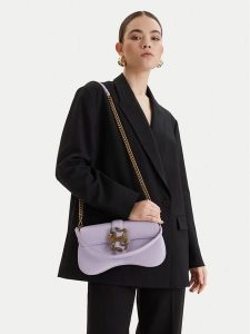 Just Cavalli Torebka 80RA4BA1 ZSA89 Fioletowy. Fioletowe torebki klasyczne Just Cavalli, bez wzorów, ze skóry, bez dodatków. Za 665,99 zł.