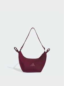 Adidas Torebka Glow Shoulder Bag KT4407 Bordowy. Czerwone torebki klasyczne ADIDAS, bez wzorów, z materiału, bez dodatków. Za 109,99 zł.
